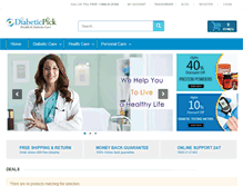 Tablet Screenshot of diabeticpick.com